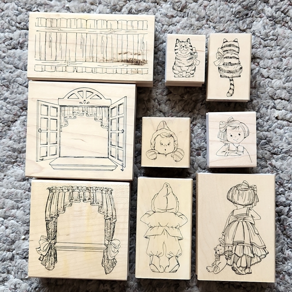 1996 Art Impressions Front and Back Stamps